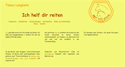 Desktop Screenshot of ich-helf-dir-reiten.de