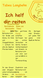 Mobile Screenshot of ich-helf-dir-reiten.de